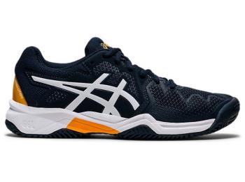 Asics Barn Sneakers GEL-Resolution 8 GS Blå/Vita